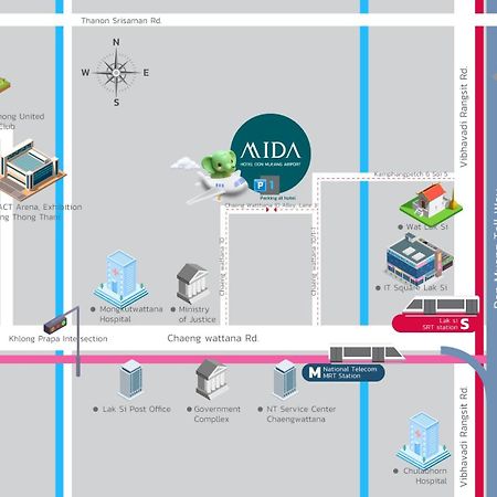 Mida Hotel Don Mueang Airport Bangkok Luaran gambar